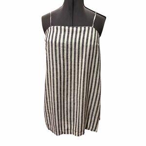 A New Day Linen Blend Striped Summer Dress